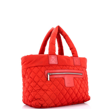 Coco Cocoon Zipped Tote Quilted Nylon Large