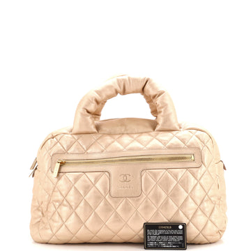 Coco Cocoon Bowling Bag Quilted Lambskin Large