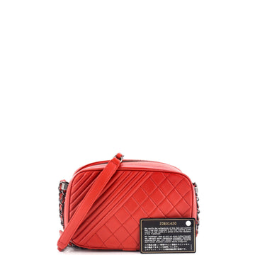 Coco Boy Camera Bag Quilted Leather Small