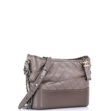 Gabrielle Hobo Quilted Aged Calfskin Medium