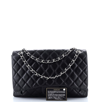 Classic Single Flap Bag Quilted Lambskin Maxi