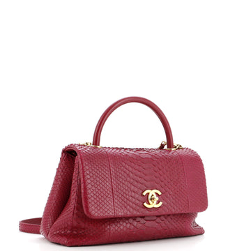 Coco Top Handle Bag Python Medium