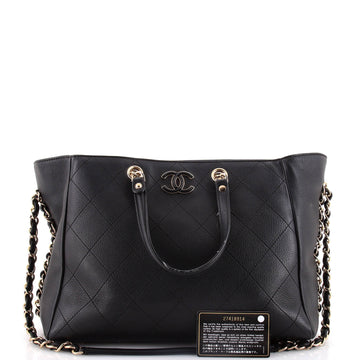 Neo Soft Shopping Tote Stitched Bullskin Medium
