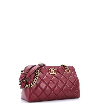 Perfect Edge Tote Quilted Leather Mini