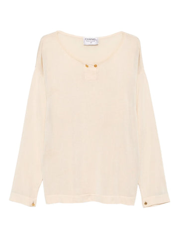 Long Sleeve Top Cream