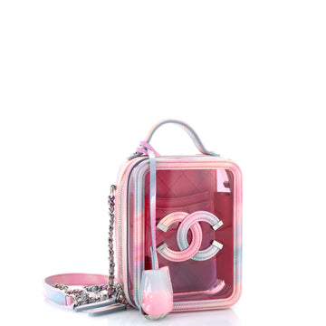 Filigree Vertical Vanity Case PVC with Lambskin