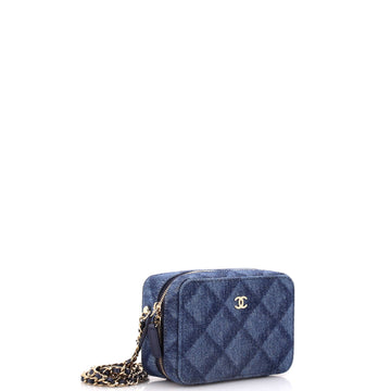 Camera Case Bag 3D Quilt Printed Denim