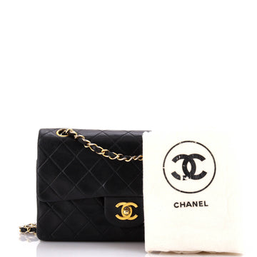 Vintage Classic Double Flap Bag Quilted Lambskin Small
