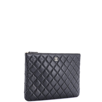 O Case Clutch Quilted Lambskin Medium
