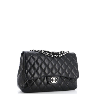Classic Single Flap Bag Quilted Lambskin Jumbo