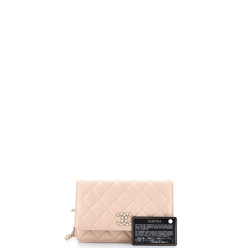 Coco Candy Wallet on Chain Quilted Caviar