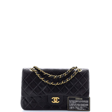 Vintage Classic Double Flap Bag Quilted Lambskin Medium