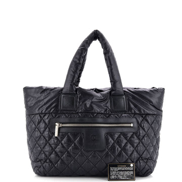 Coco Cocoon Zipped Tote Quilted Nylon Large