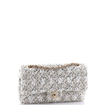 Classic Double Flap Bag Quilted Tweed Medium