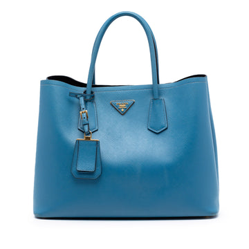 Cuir Double Tote Saffiano Leather Medium