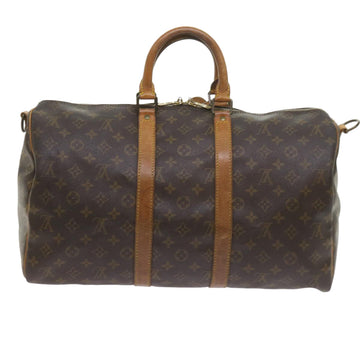 Louis Vuitton Keepall Bandouliere 55  Canvas Travel Bag