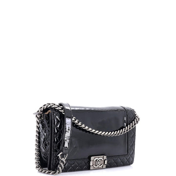 Reverso Boy Flap Bag Patent New Medium