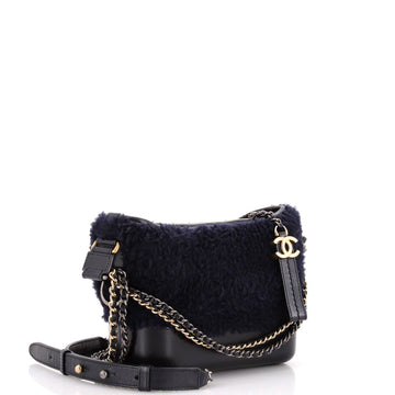 Gabrielle Hobo Shearling and Leather Small