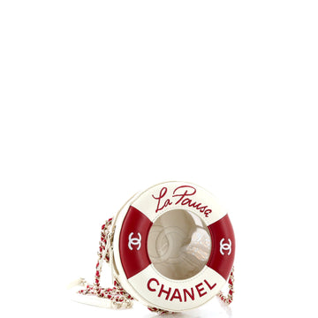 Lifesaver Round Crossbody Bag Lambskin Small