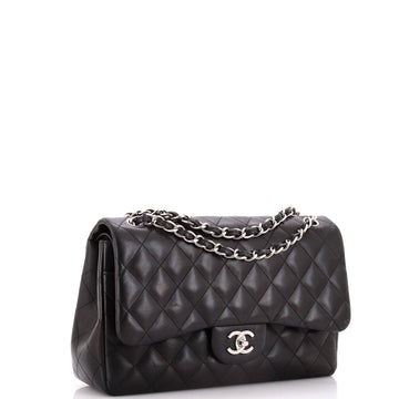 Classic Double Flap Bag Quilted Lambskin Jumbo