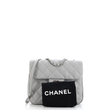 Urban Companion Flap Bag Quilted Caviar Small
