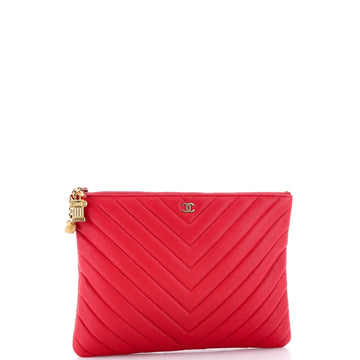 Paris-Athens O Case Clutch Chevron Caviar Medium