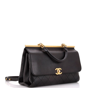 Coco Luxe Flap Bag Quilted Calfskin Medium