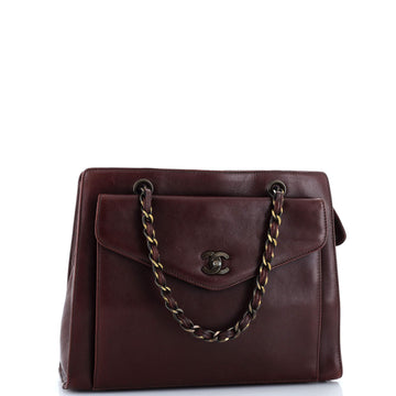 Vintage Front Pocket Tote Lambskin Medium