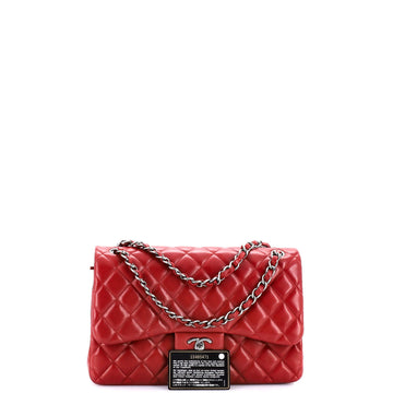 Classic Double Flap Bag Quilted Lambskin Jumbo