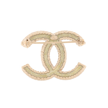 CC Brooch Metal with Crystals