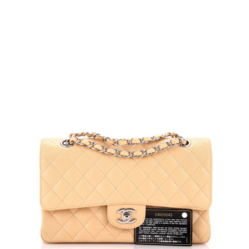 Classic Double Flap Bag Quilted Caviar Medium