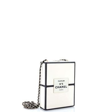 No.5 Perfume Box Evening Clutch Leather