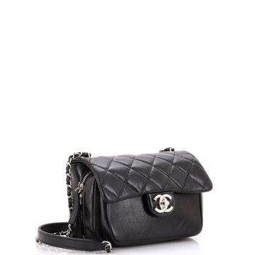 Express Zip Around CC Flap Bag Quilted Calfskin Small