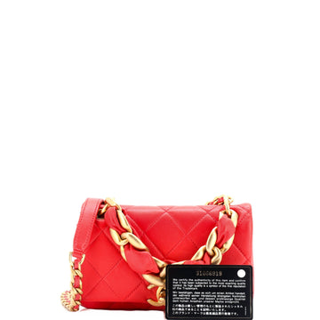 Chain Is More Flap Bag Quilted Lambskin Small