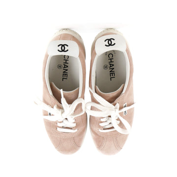 Women's CC Low-Top Flat Runner Sneakers Suede