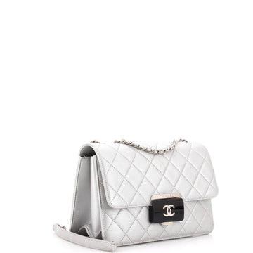 Beauty Lock Flap Bag Quilted Sheepskin Small