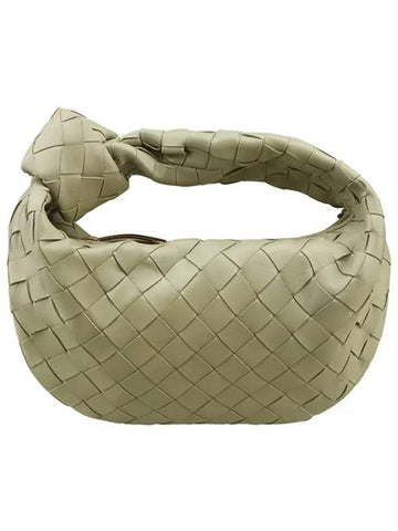 Luxury Bottega Veneta Jodie Intrecciato Small Tote Bag Travertine