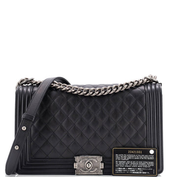 Boy Flap Bag Quilted Calfskin New Medium