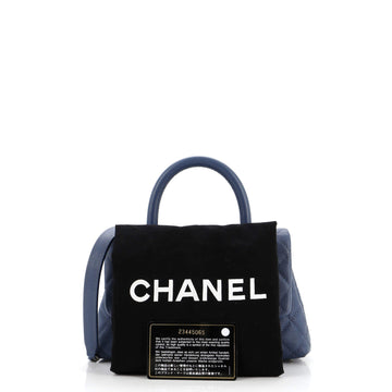 Coco Top Handle Bag Quilted Caviar Mini