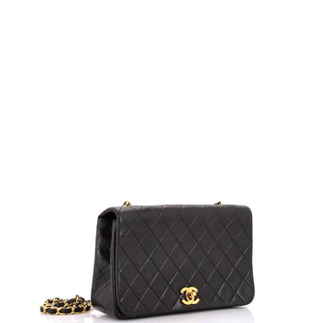 Vintage Full Flap Bag Quilted Lambskin Medium