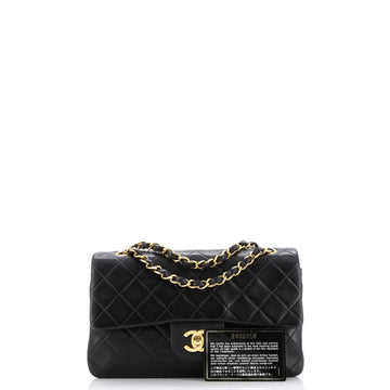 Vintage Classic Double Flap Bag Quilted Lambskin Small