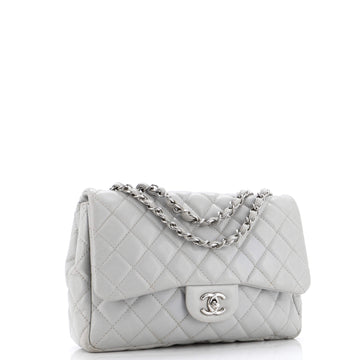 Classic Single Flap Bag Quilted Caviar Jumbo
