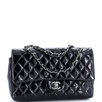 Classic Double Flap Bag Quilted Patent Medium