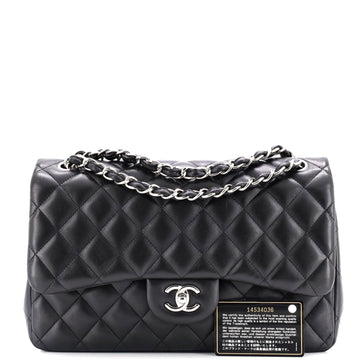 Classic Double Flap Bag Quilted Lambskin Jumbo