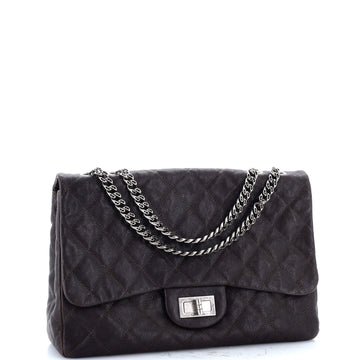 Bijoux Chain Reissue 2.55 Flap Bag Quilted Caviar 227