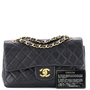 Vintage Classic Double Flap Bag Quilted Lambskin Medium