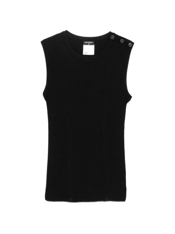 Black Ribbed Top