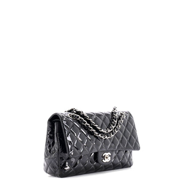 Classic Double Flap Bag Quilted Patent Medium