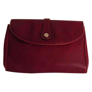 Gucci Vintage Burgundy Leather Shoulder Bag/Clutch