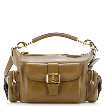 Camera Shoulder Bag Leather Medium